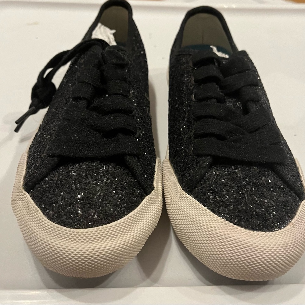 SeaVees  Black Sparkled sneakers.